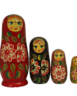 Sacred Blossom Matryoshka Doll Set: Embrace Unity and Tradition