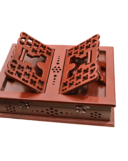 Elevate Your Spiritual Experience: Premium Wooden Book Box with Book Rest