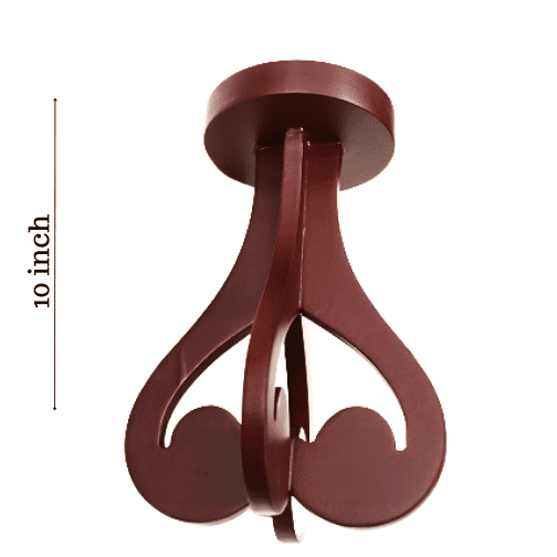 wooden candle stand diwali