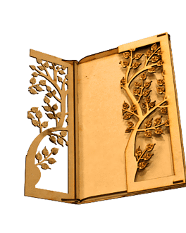 The Enchanting Wooden Invitation Card Case Box