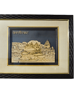 “Embrace Banaras: Witness Divinity in Wood – Introducing Our Laser-Cut Kashi Ghat Scenery!”
