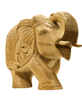 Combining Royalty and Spirituality: The Wooden Royal Airawat Elephant