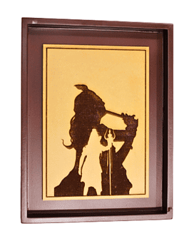 Wooden Spiritual Frame, a Portal to Positivity and Prosperity