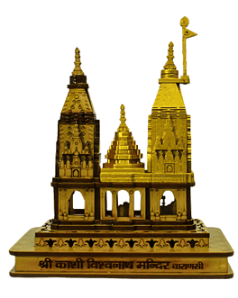 Discover Divine Harmony: The Kashi Vishwanath Wooden Temple Replica