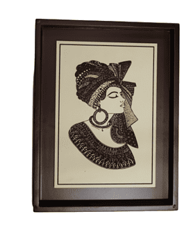 Feminine Laser-Printed Pictures With Wooden Frame