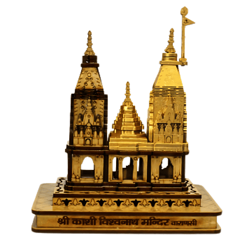 shree kashi vishwanath wooden mandir miniature