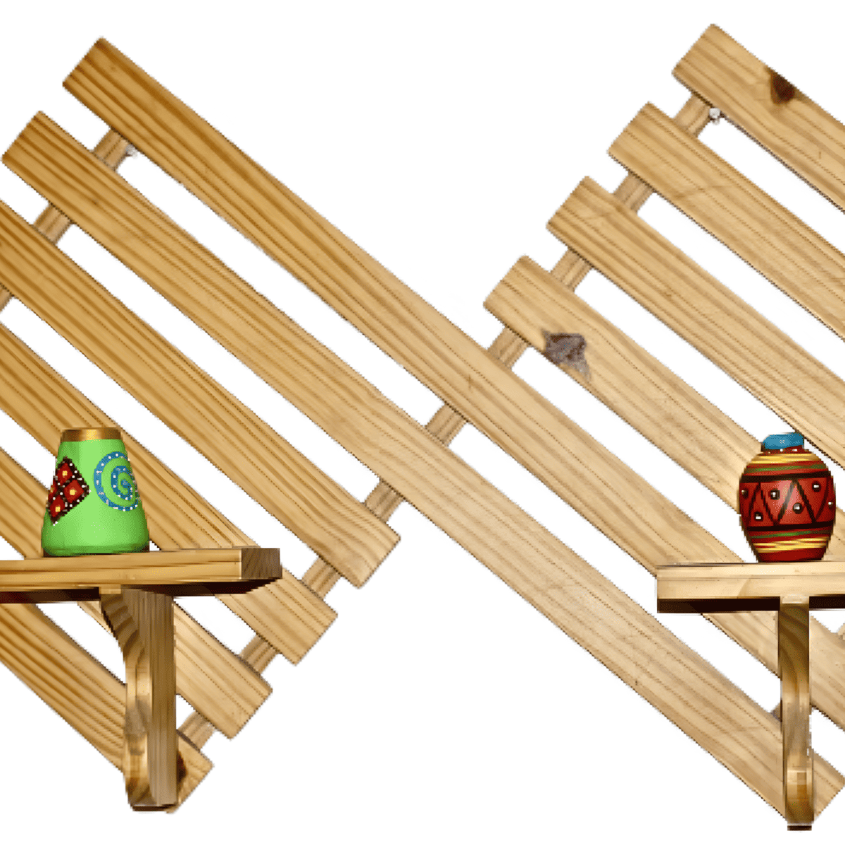 wall-hanging-self wooden wall racks