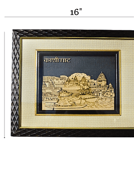 “Embrace Banaras: Witness Divinity in Wood – Introducing Our Laser-Cut Kashi Ghat Scenery!”
